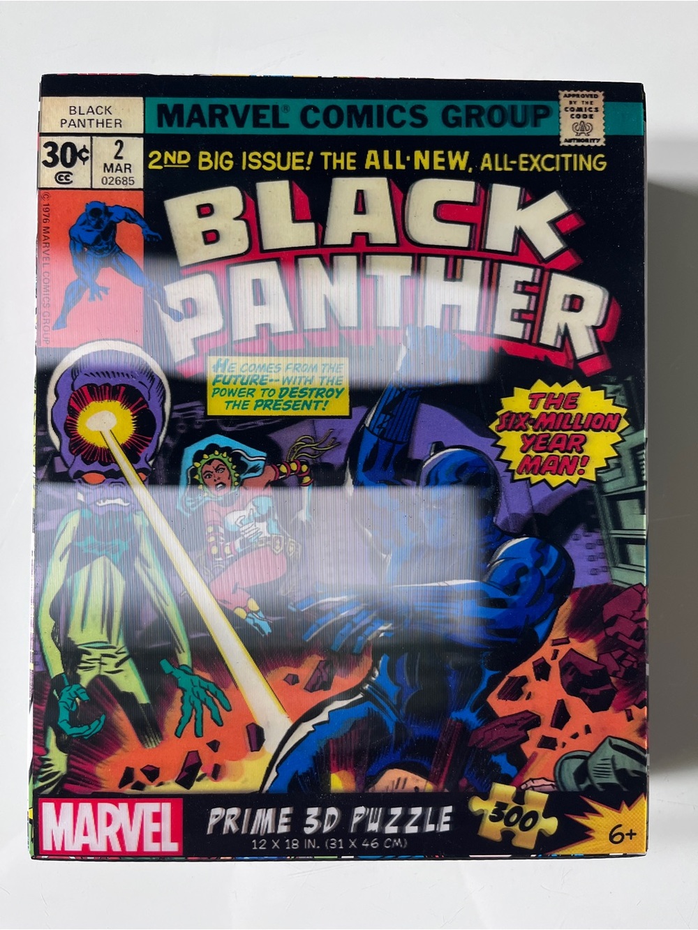 Marvel Black Panther Comic Cover 3D Lenticular Puzzle - Brand New Sealed